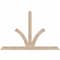 Ekena Millwork Richland Smooth Timber Gable Bracket, Douglas Fir, 96"W x 64"H x 3 1/2"D x 5 1/2"F, 16/12 Pitch GBW096X64X0406RIC00SDF - alternate 1